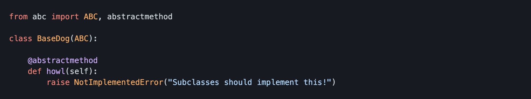 Python Exception Handling – NotImplementedError