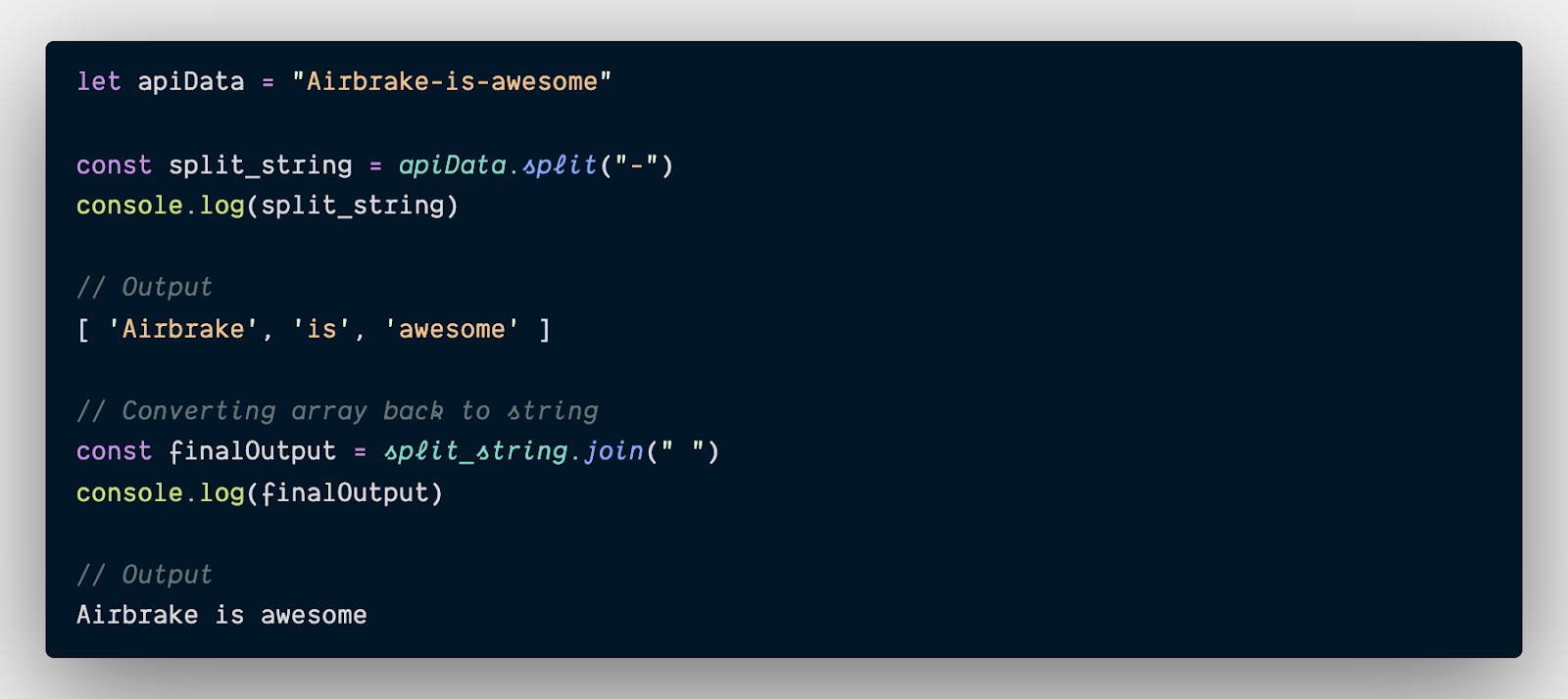JavaScript: How To Convert a String Into an Array