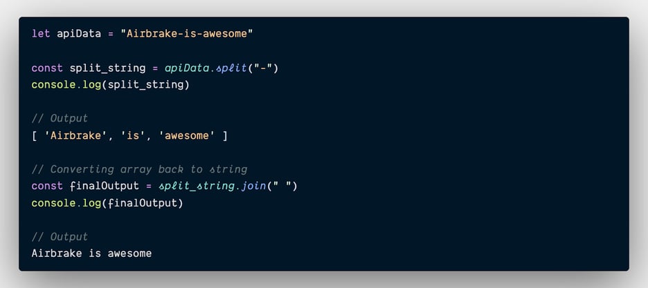 JavaScript: How To Convert a String Into an Array