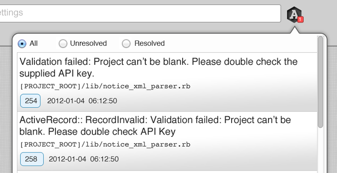 airbrake-chrome-extenstion