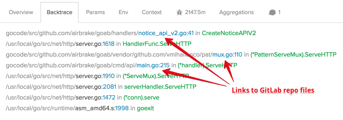gitlab-backtrace