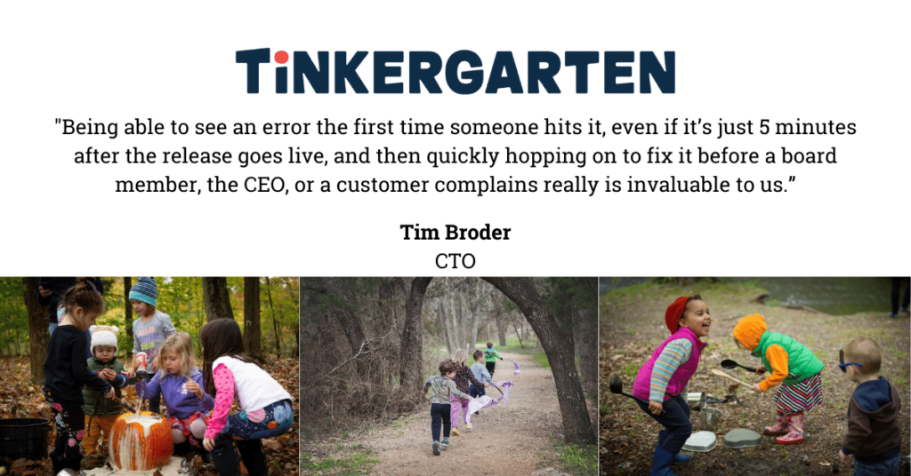 Tinkergarten Resolves Sign-Up Error with Airbrake Occurrences
